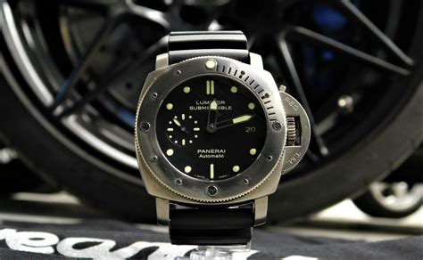 panerai submersible 305 titanium|recycled titanium Panerai.